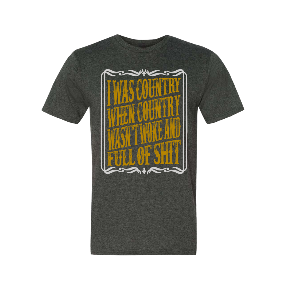 Chad Prather Dark Heather Woke Tee