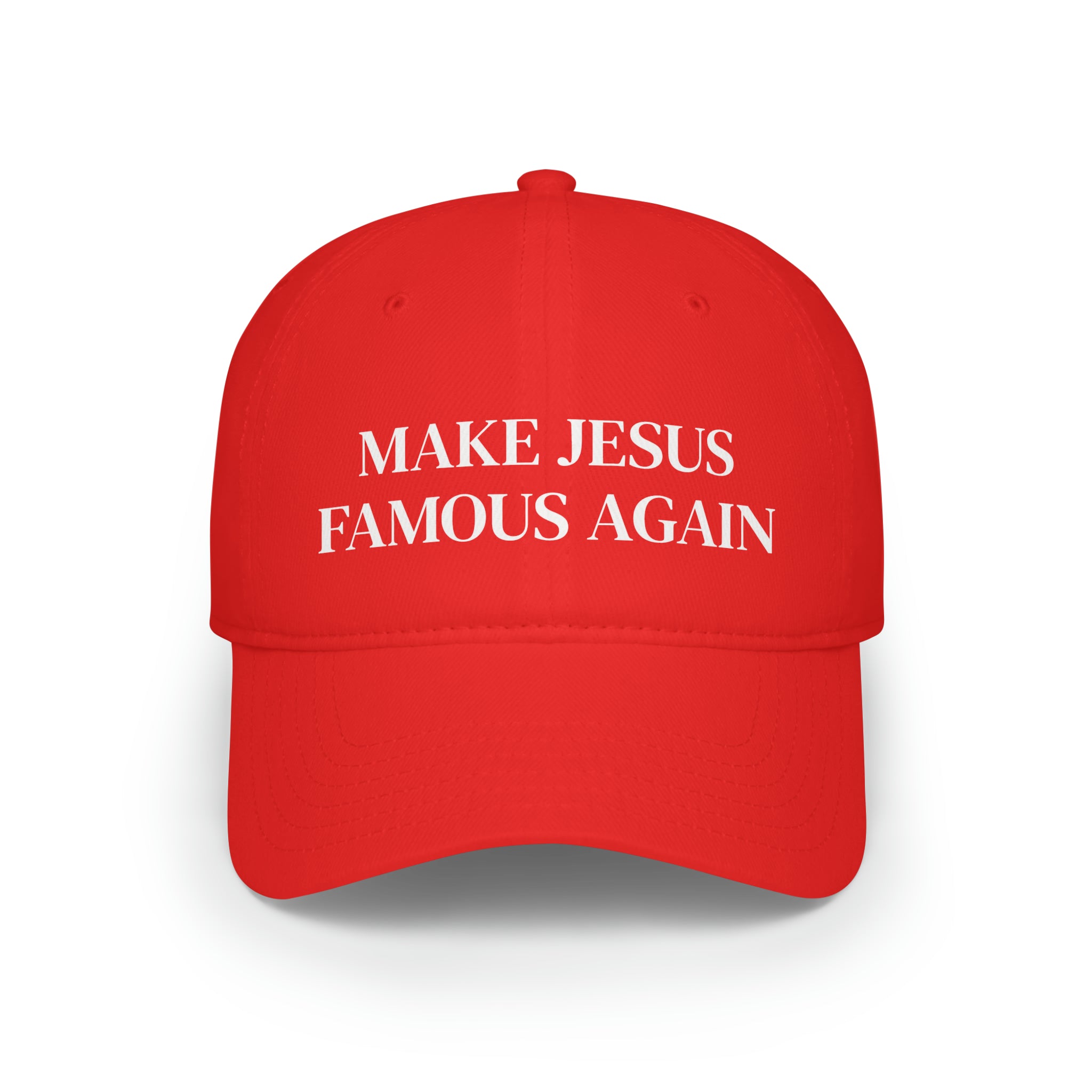Make Jesus Famous Again Hat - Red