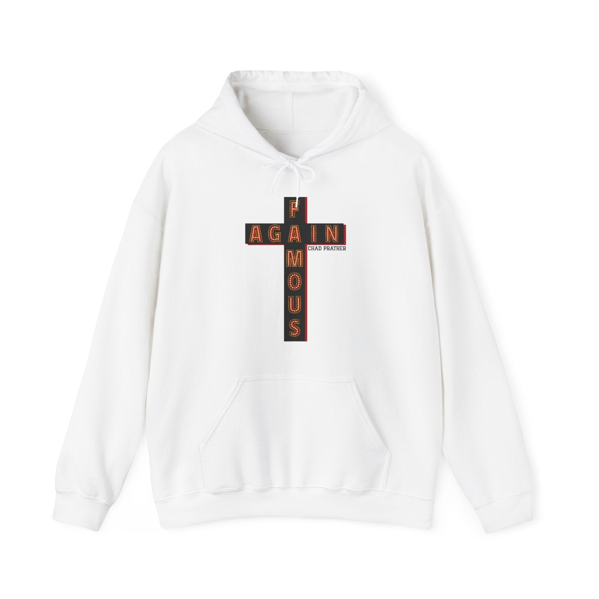 Famous Again Cross - Heavy Blend™ Light Hooded Sweatshirt