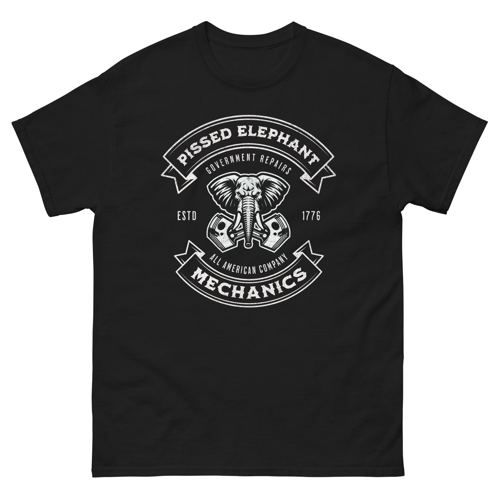 Pissed Elephant Government Repairs T-Shirt