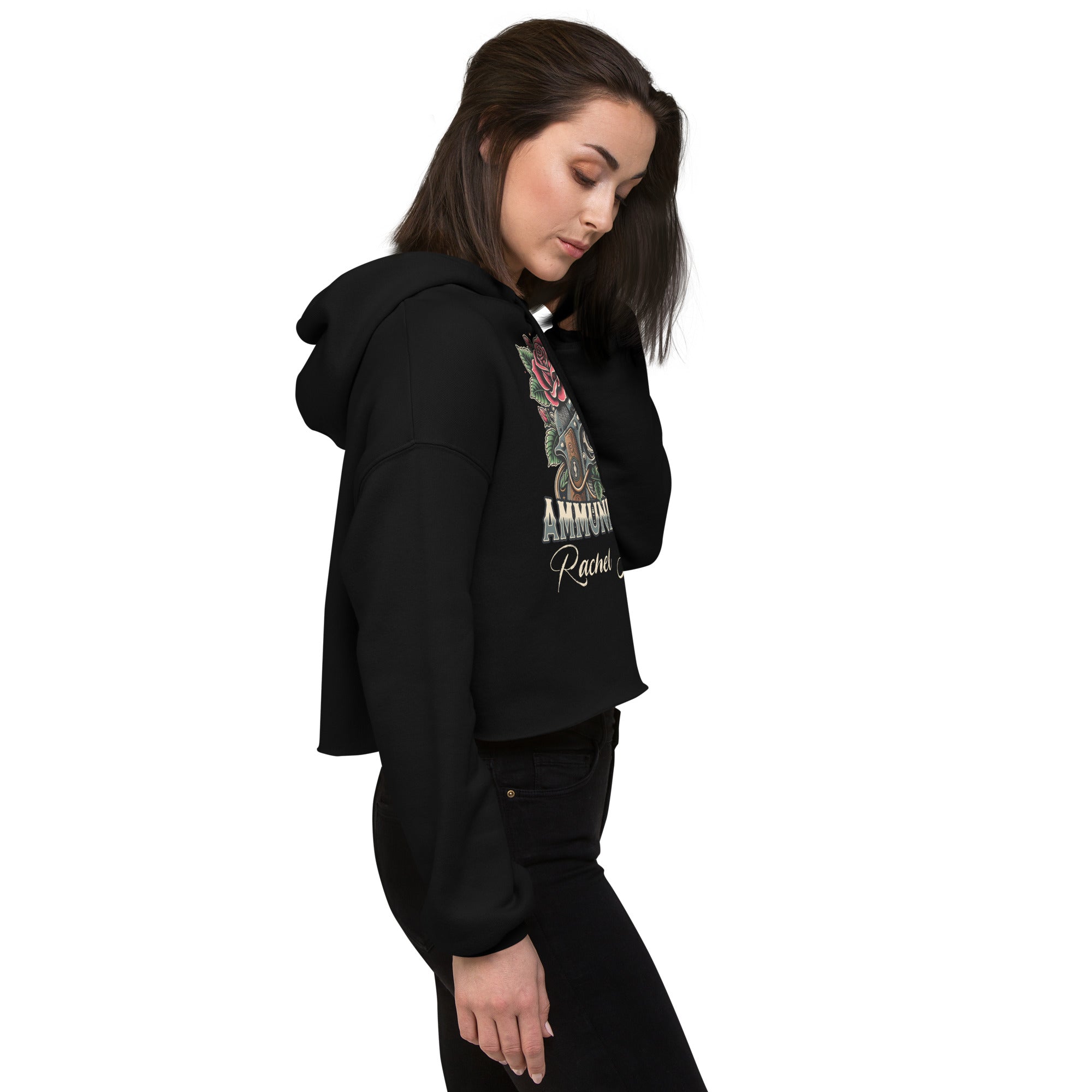 Ammunition Crop Top Hoodie
